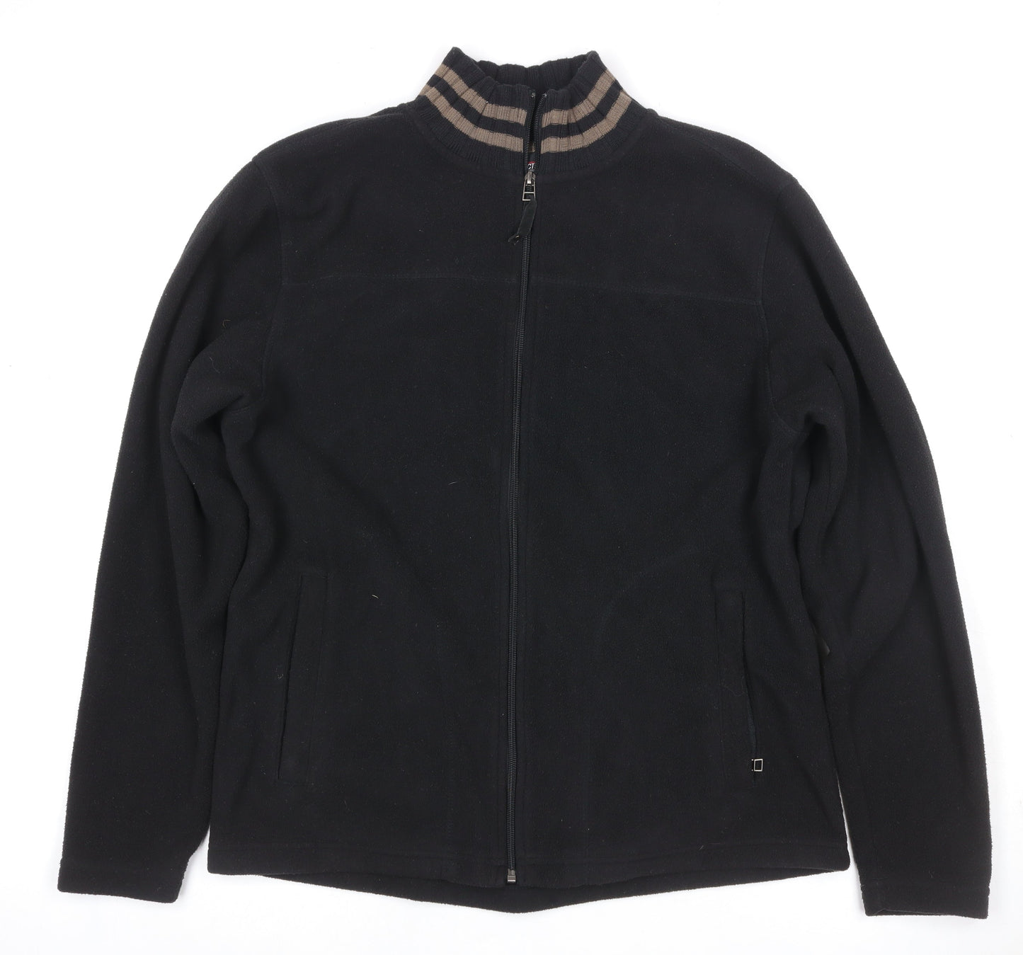 Cedarwood State Men’s Black M Fleece Full Zip Basic Jacket