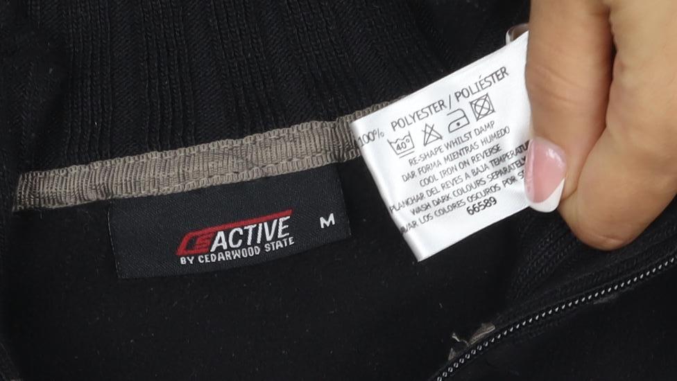 Cedarwood State Men’s Black M Fleece Full Zip Basic Jacket