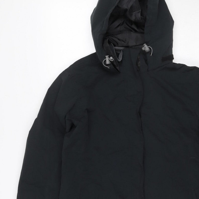 Peter Storm Women’s Black Size 14 Hooded Outdoor Full Zip Jacket