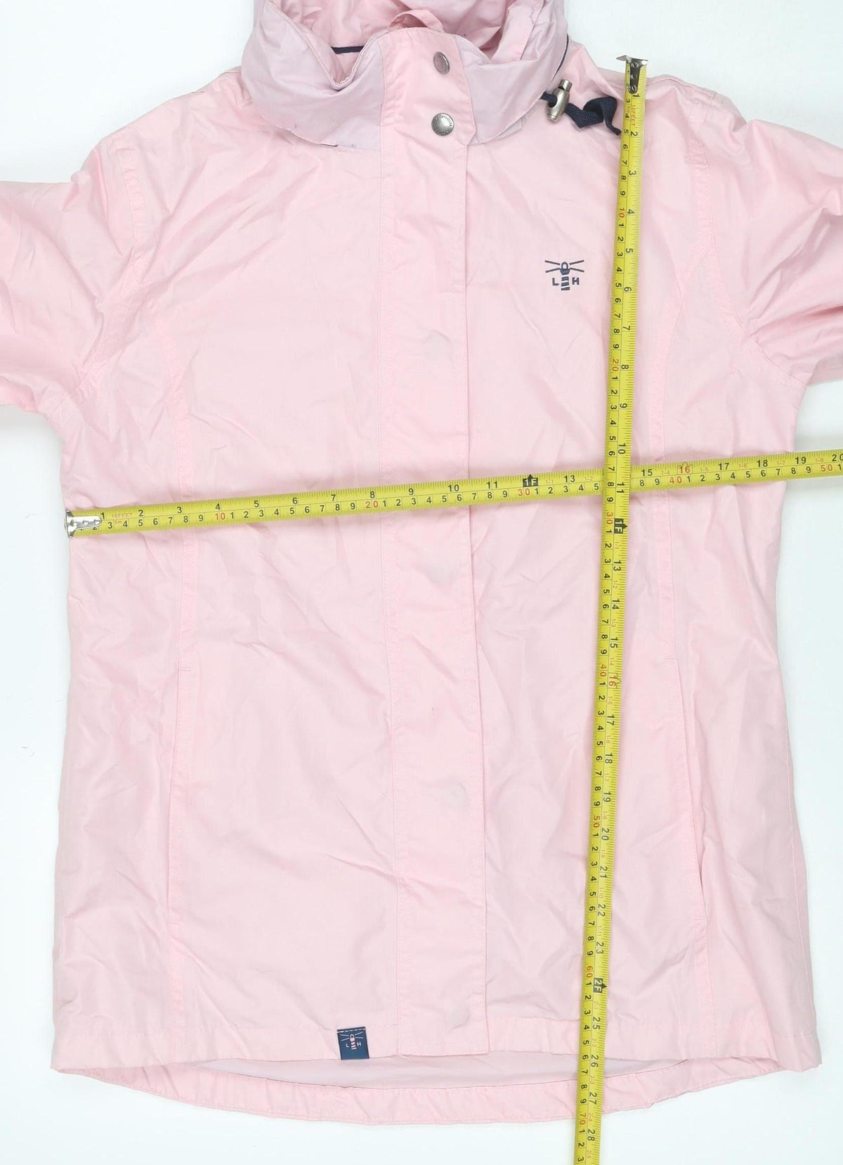 Lighthouse Women's Pink Size 10 Beachcomber Hooded Waterproof Rain Jacket