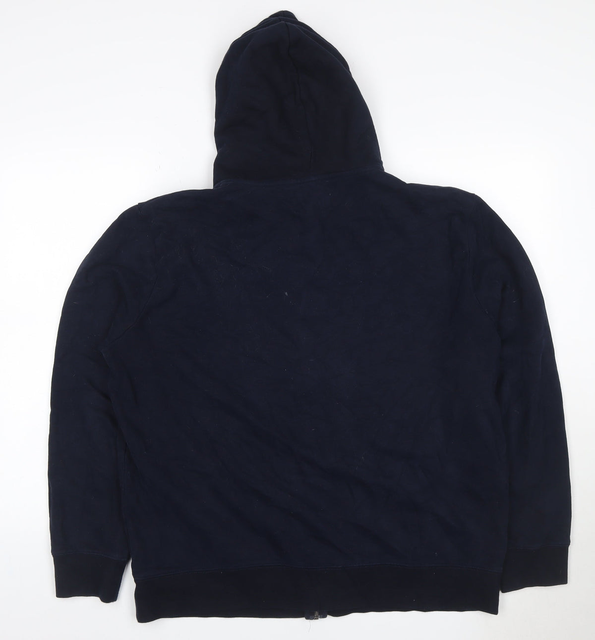 Marks & Spencer Mens Blue XL Full Zip Hooded Fleece Hoodie