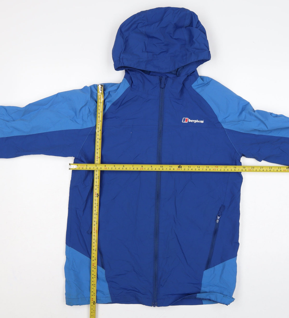 Berghaus Boys Blue Size 13 Hooded Ski Jacket Full Zip