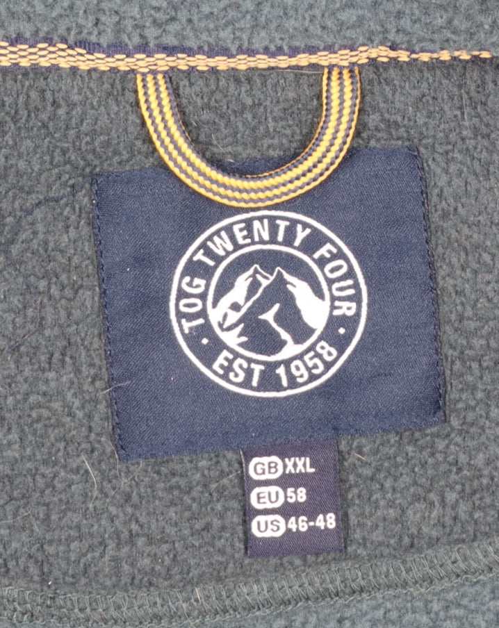 TOG24 Men’s Blue XXL Oakridge Full Zip Fleece Jacket Outdoor