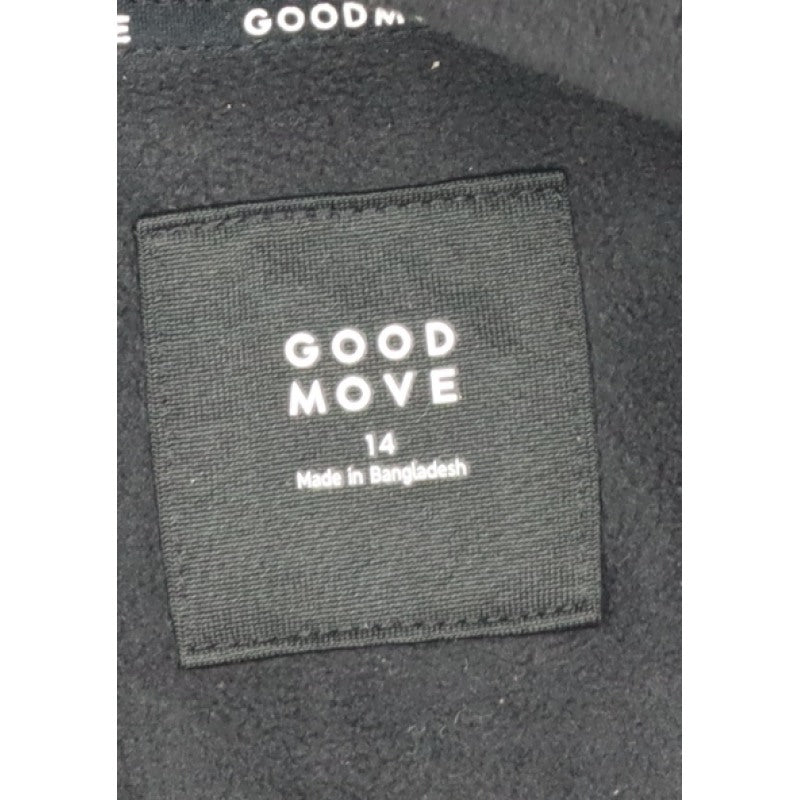 M&S Goodmove Women’s Black Size 14 Fleece Full Zip Jacket