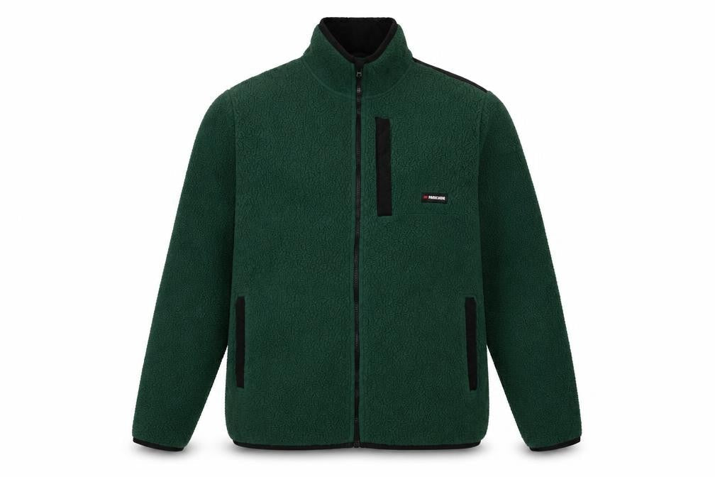 Parkside Men’s Green L Fleece Full Zip Workwear Jacket