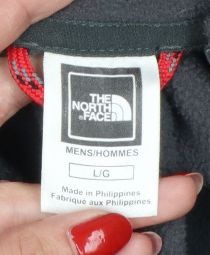The North Face Men's Black L TNF 200 Fleece Full Zip Outdoor Jacket
