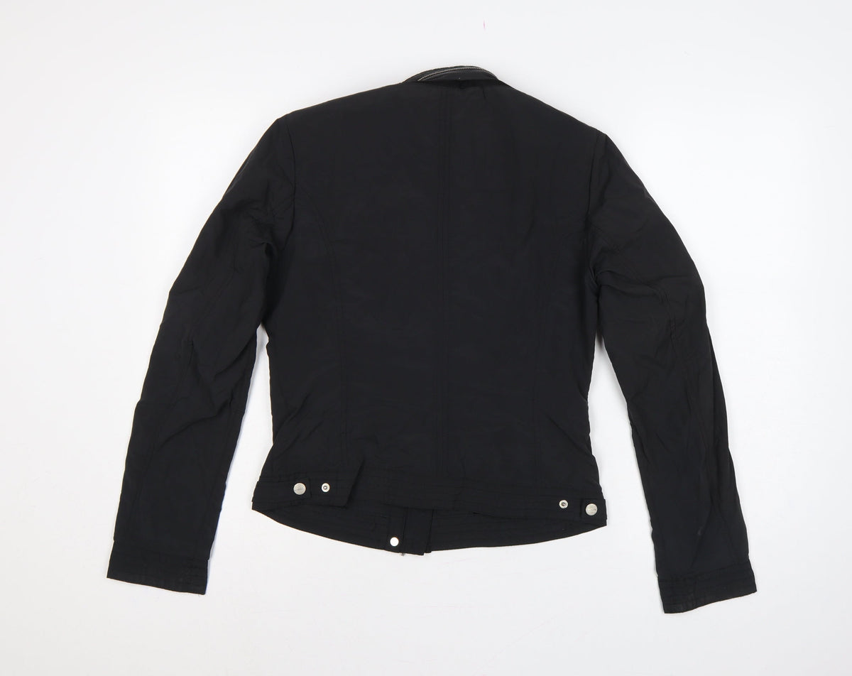 Geox Women’s Black UK 8 Short Full Zip Basic Jacket