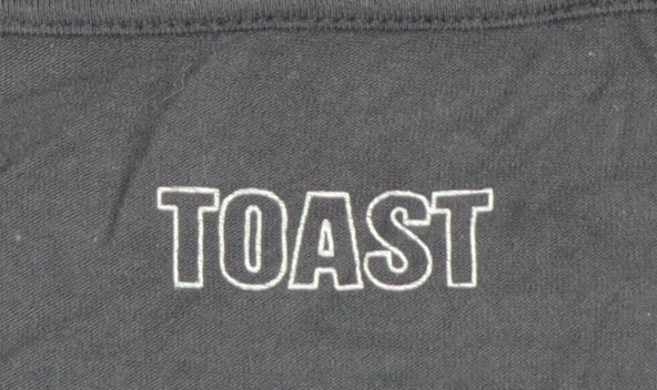 Toast Women Navy Blue UK 14 A-Line Long Bamboo Jersey Pocket Dress