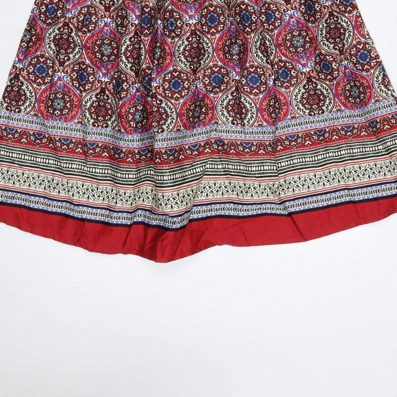 Apricot Women Multicoloured UK 10 Fit & Flare Midi Paisley Dress