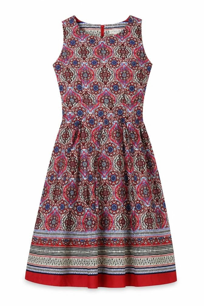 Apricot Women Multicoloured UK 10 Fit & Flare Midi Paisley Dress