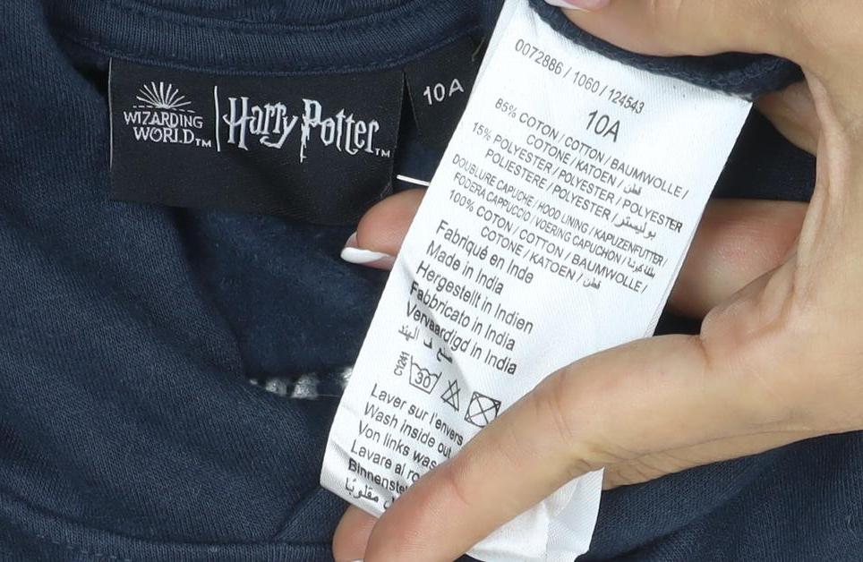 Wizarding World Boys Blue 10 Years Hogwarts Harry Potter Pullover Hoodie