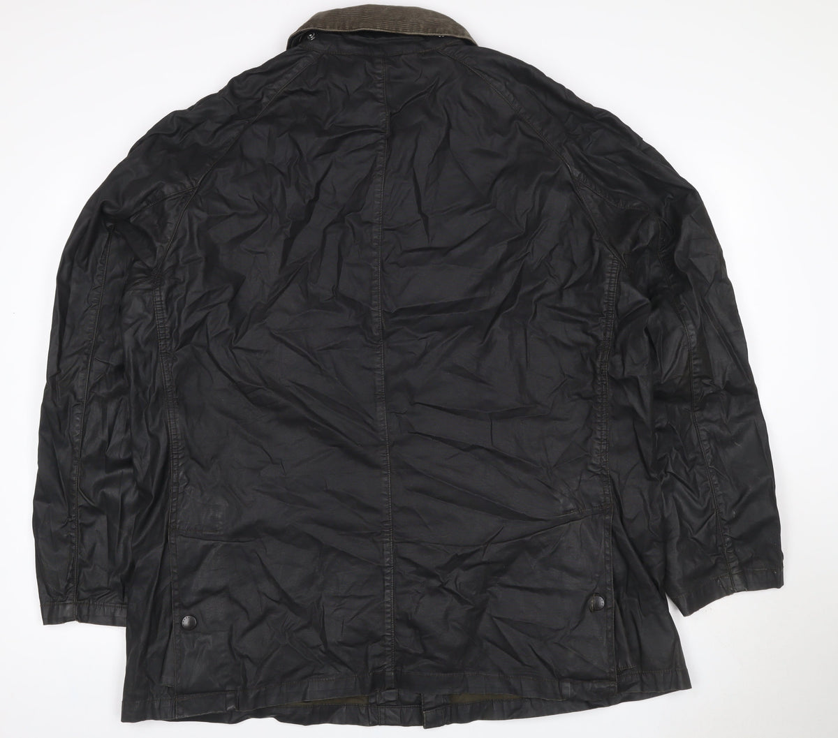 Barbour Men's Black XXL Waxed Cotton Basic Field Jacket