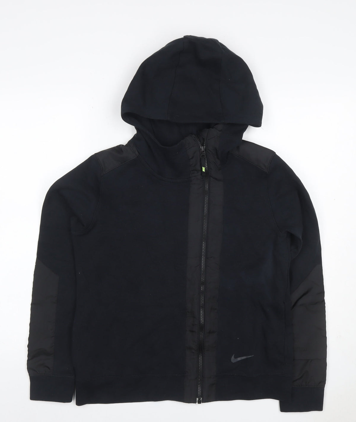 Nike Women’s Black L Full Zip Hooded Fleece Sports Hoodie