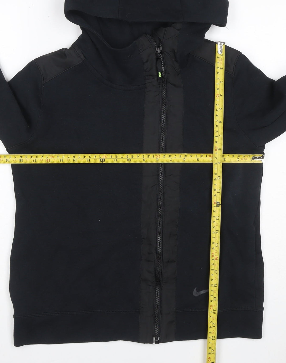 Nike Women’s Black L Full Zip Hooded Fleece Sports Hoodie