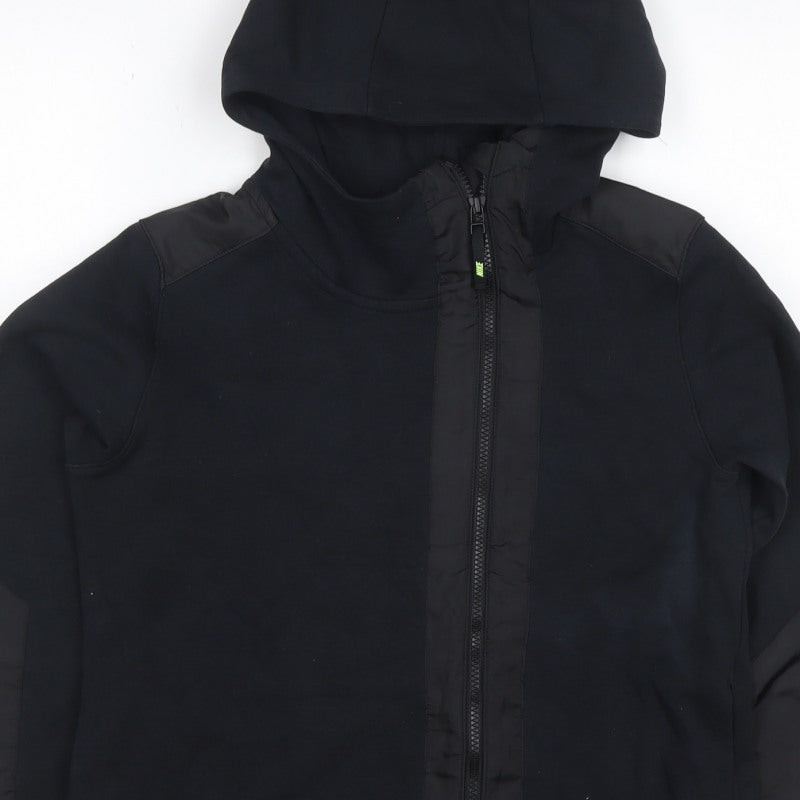 Nike Women’s Black L Full Zip Hooded Fleece Sports Hoodie