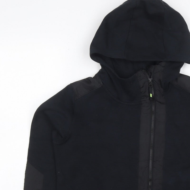 Nike Women’s Black L Full Zip Hooded Fleece Sports Hoodie