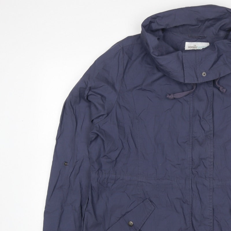 Vanilla Sands Women’s Blue Size 20 Hooded Parka Jacket