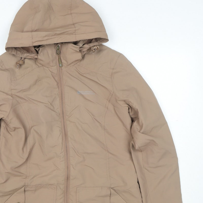 Mountain Warehouse Women’s Beige UK 10 Hooded Parka Jacket