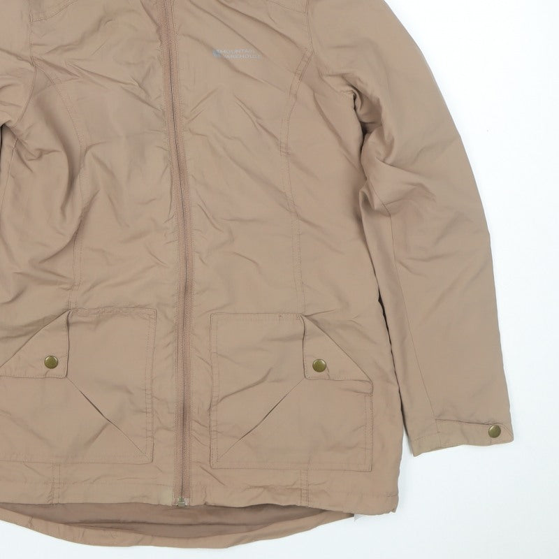 Mountain Warehouse Women’s Beige UK 10 Hooded Parka Jacket