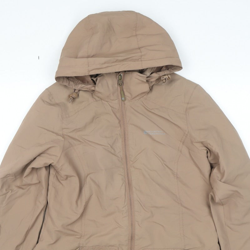 Mountain Warehouse Women’s Beige UK 10 Hooded Parka Jacket