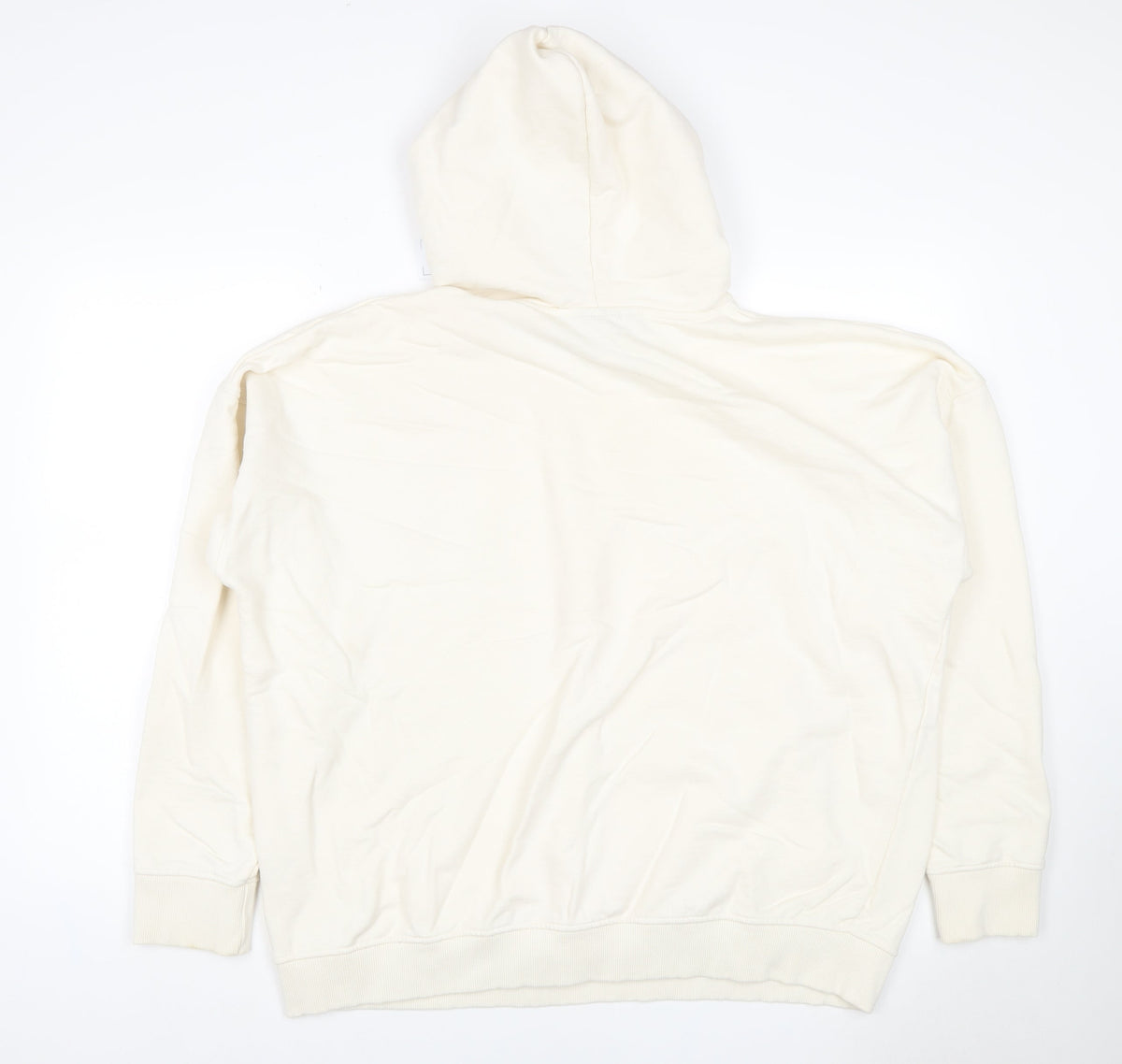 Corteiz Men's Ivory M Pullover Hoodie Logo Graphic Kangaroo Pocket