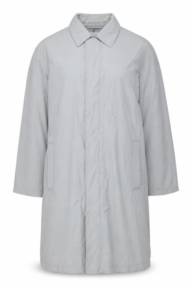 Danimac Women Grey L Long Trench Rain Coat Polyamide Collared Pockets