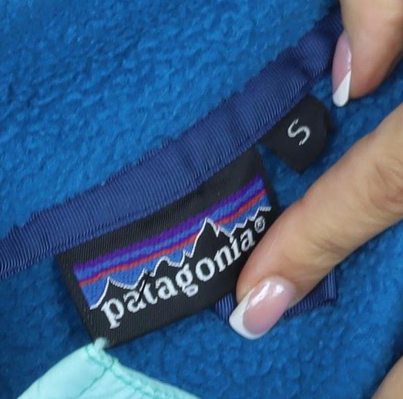 Patagonia Men’s Blue S Vintage Snap-T Fleece Pullover Sweatshirt