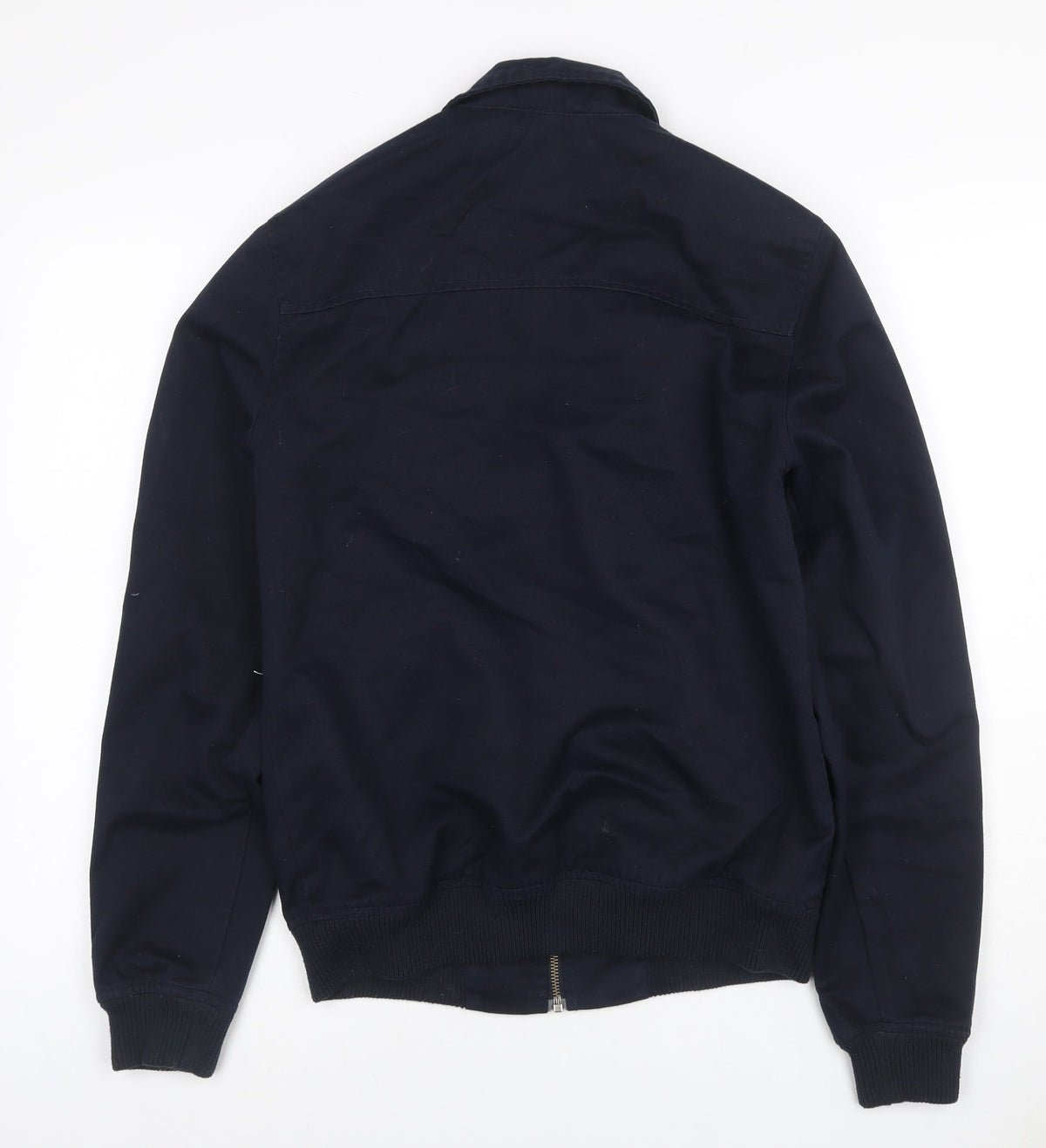 ASOS Men’s Blue S Bomber Jacket Full Zip Lined Casual