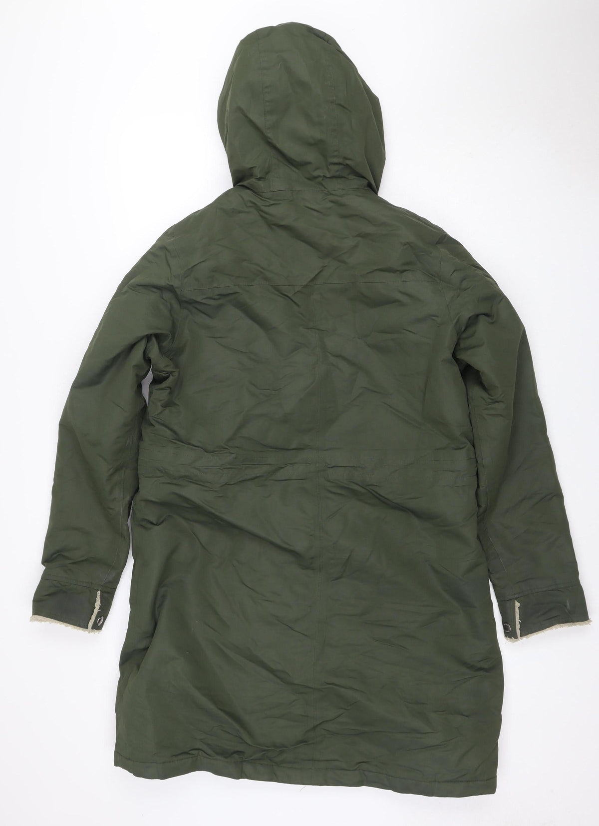 Regatta Women Green UK 14 Hooded Padded Parka Coat Faux Fur Lined