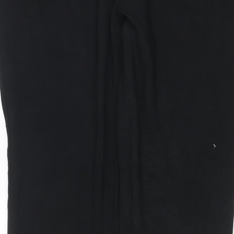Marks and Spencer Women's Black Size 8 Stretch Pull-On Trousers