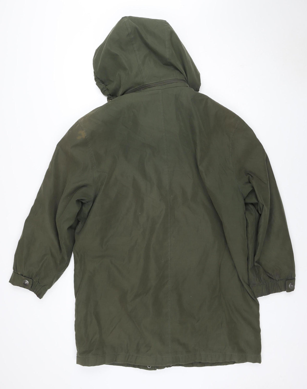 Marks and Spencer Women Green UK 12 Hooded 2-Part Parka Jacket