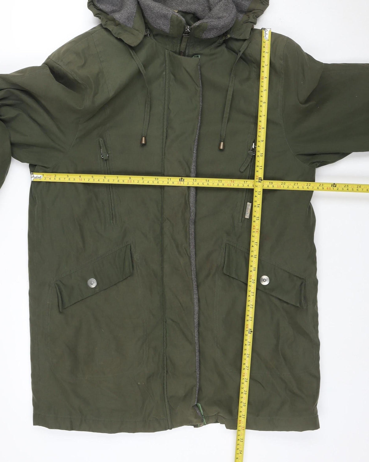Marks and Spencer Women Green UK 12 Hooded 2-Part Parka Jacket