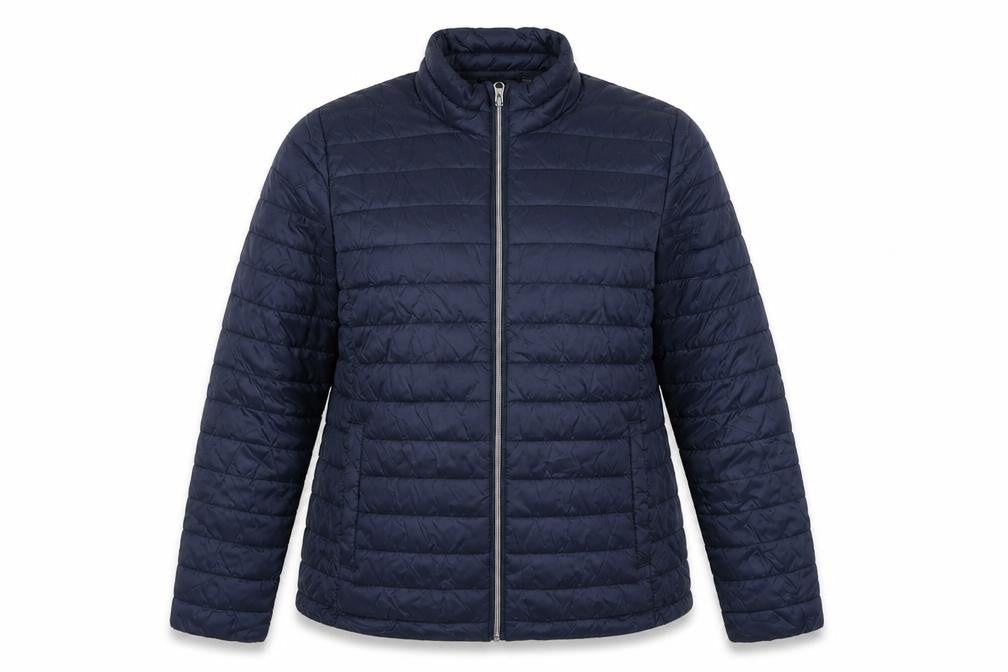 Esmara Women’s Blue UK 16/18 Quilted Puffer Jacket Full Zip