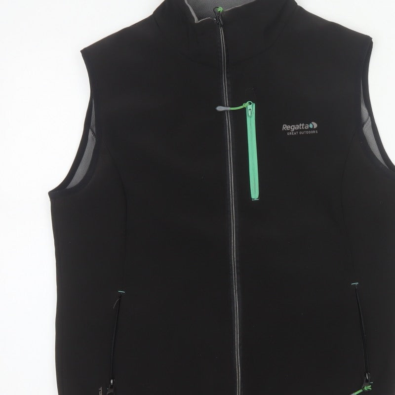 Regatta Women Black Size 14 Softshell Bodywarmer Water Resistant