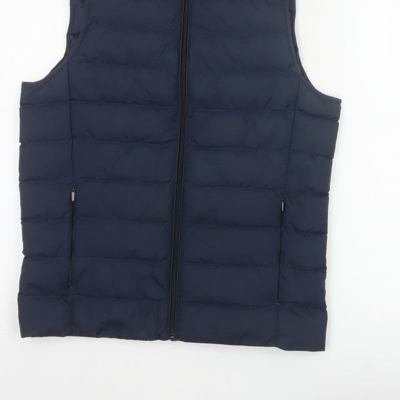 Marks and Spencer Men Blue Small Down Puffer Bodywarmer Gilet