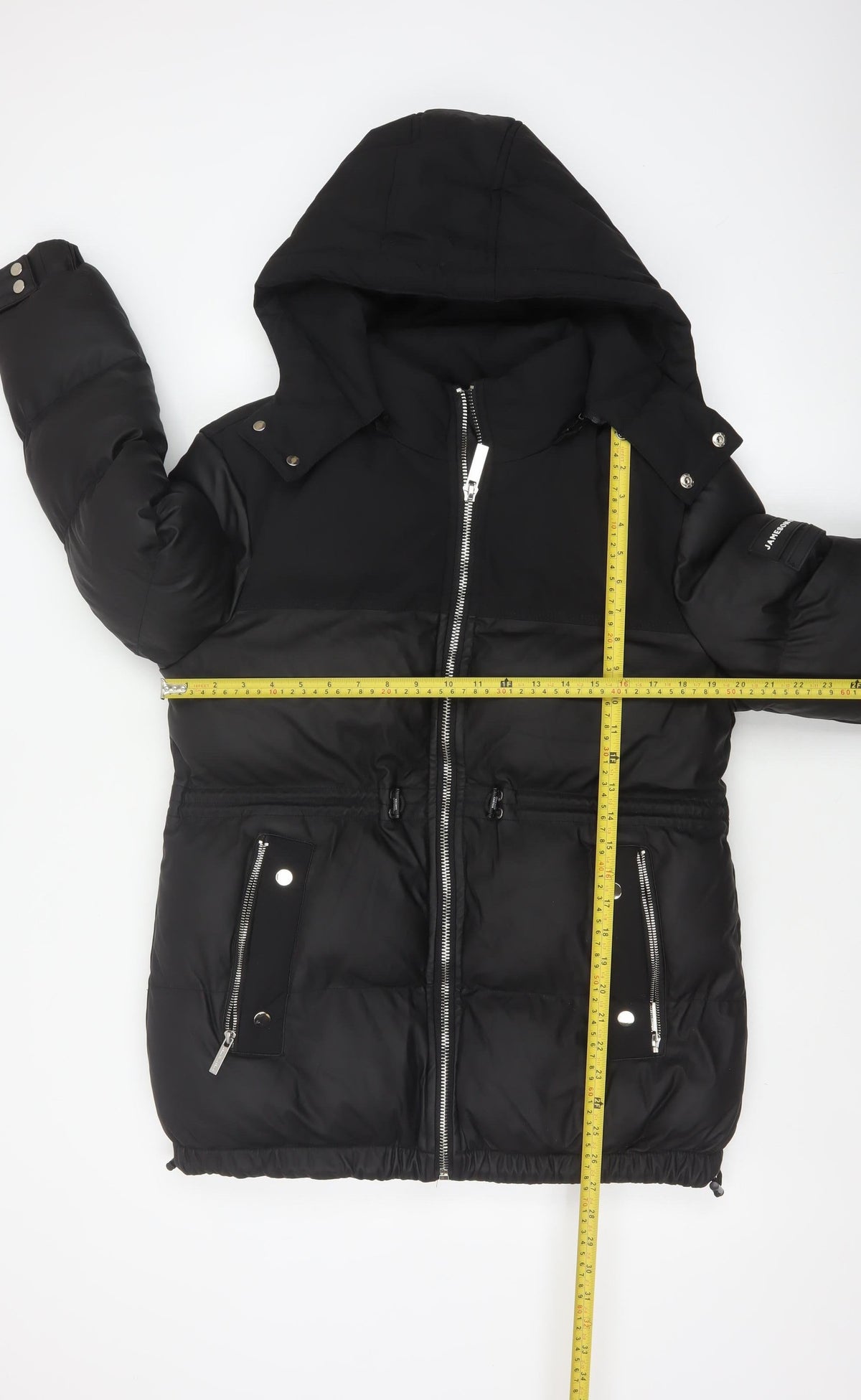 Jameson Carter Women’s Black Size 8 Hooded Puffer Jacket