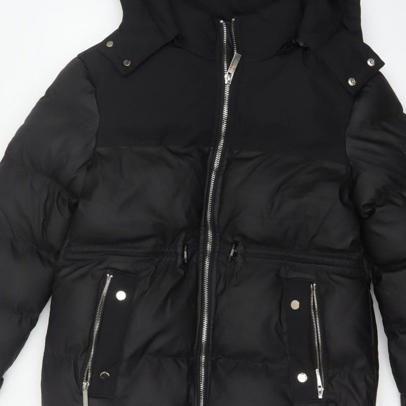 Jameson Carter Women’s Black Size 8 Hooded Puffer Jacket