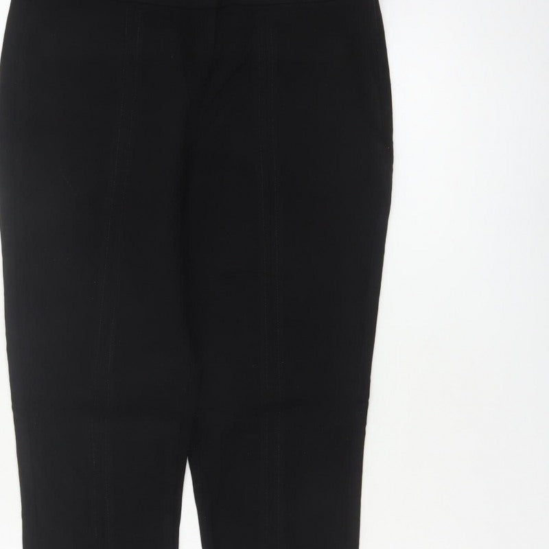 Phase Eight Women’s Black UK 10 Straight Stretch Tailored Trousers