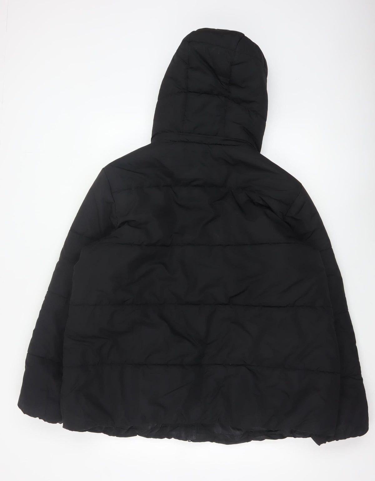 M&S Women’s Black Size 22 Hooded Shower Resistant Puffer Jacket