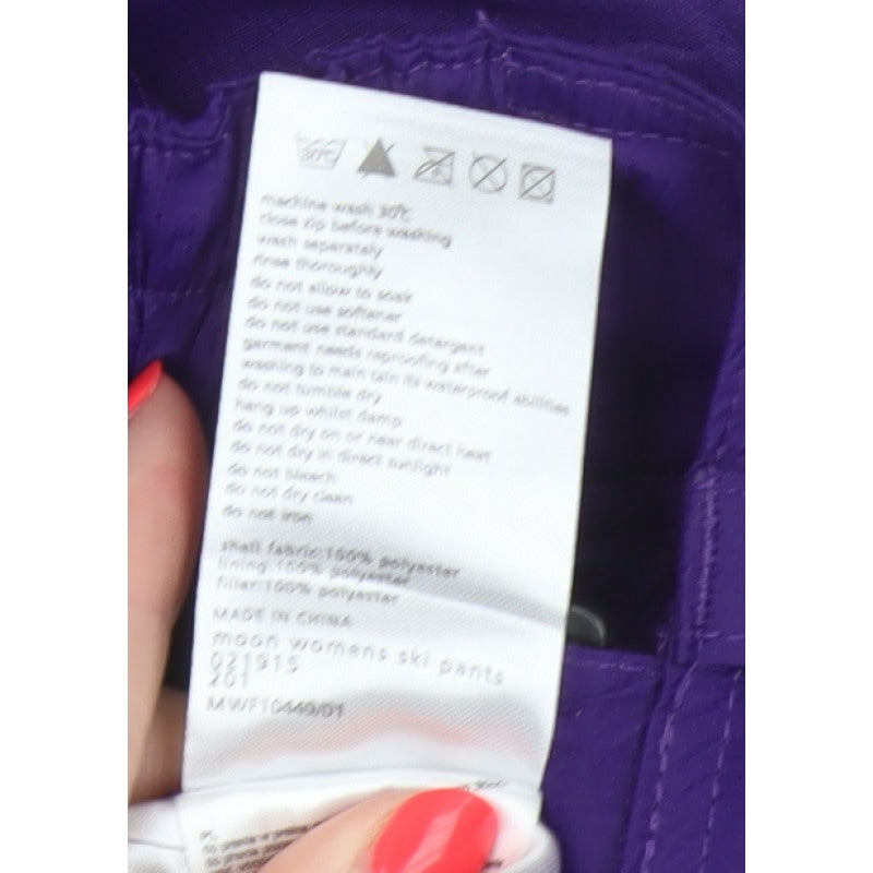 Mountain Warehouse Women’s Purple UK 16 Moon Ski Snow Pants