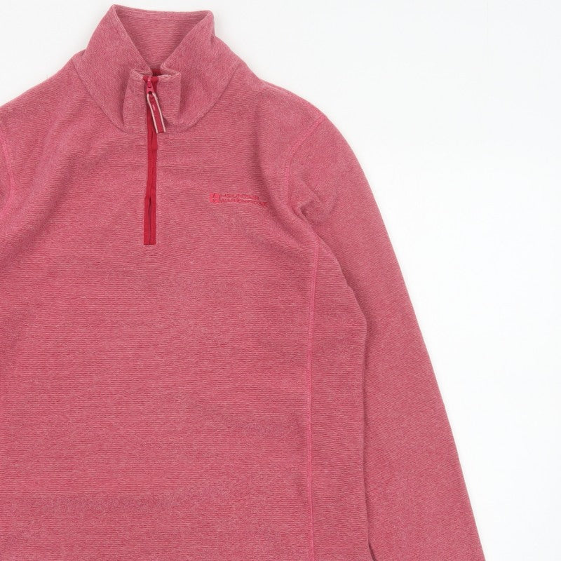 Mountain Warehouse Women’s Pink UK 12 1/4 Zip Sweatshirt