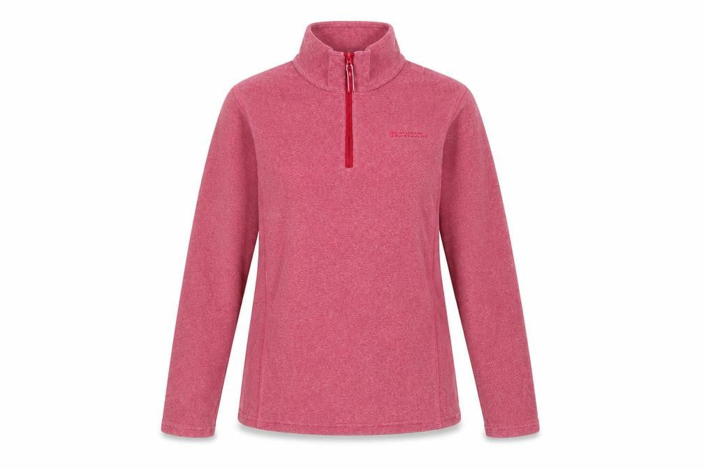 Mountain Warehouse Women’s Pink UK 12 1/4 Zip Sweatshirt