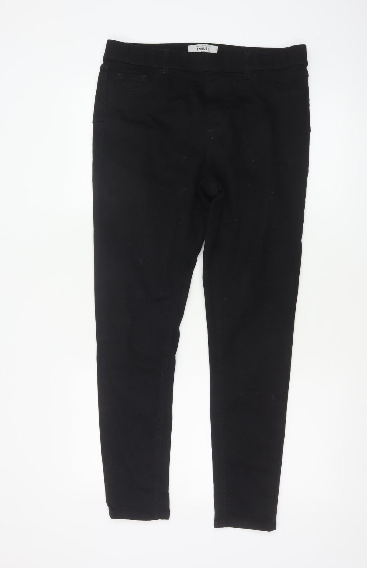 New Look Women Black UK 14 Emilee Skinny Stretch Jeggings Pockets