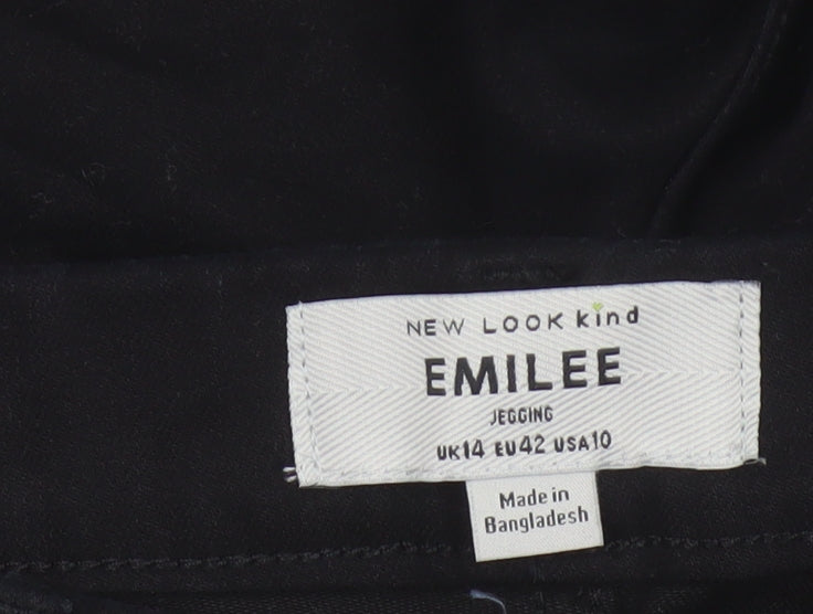 New Look Women Black UK 14 Emilee Skinny Stretch Jeggings Pockets