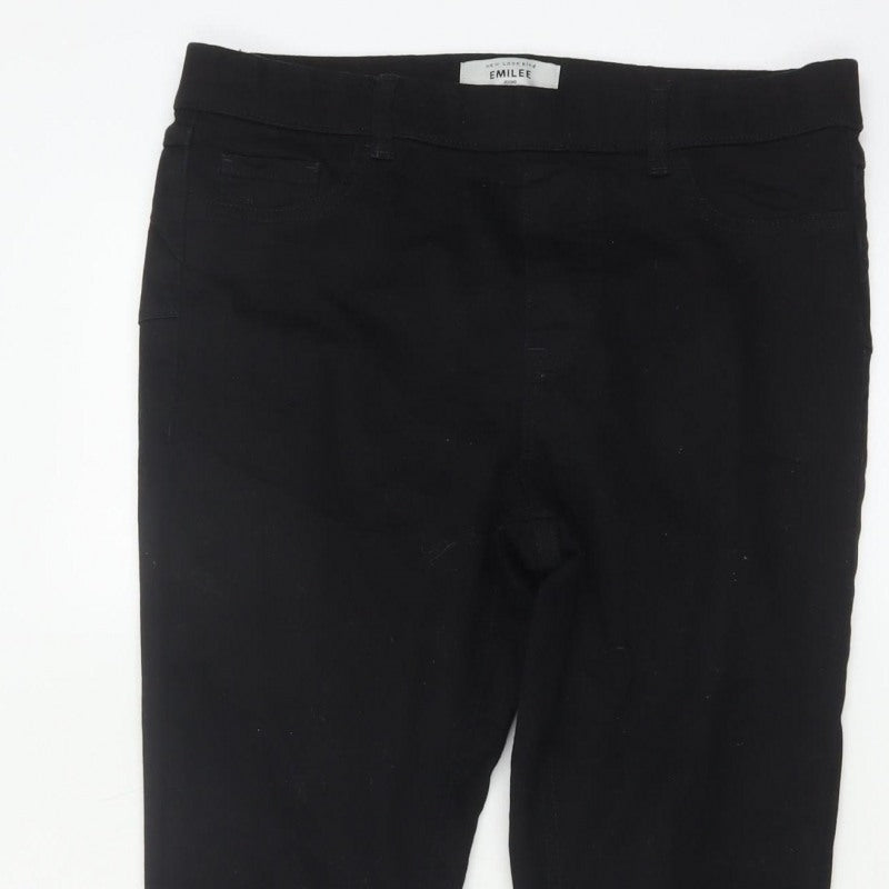 New Look Women Black UK 14 Emilee Skinny Stretch Jeggings Pockets