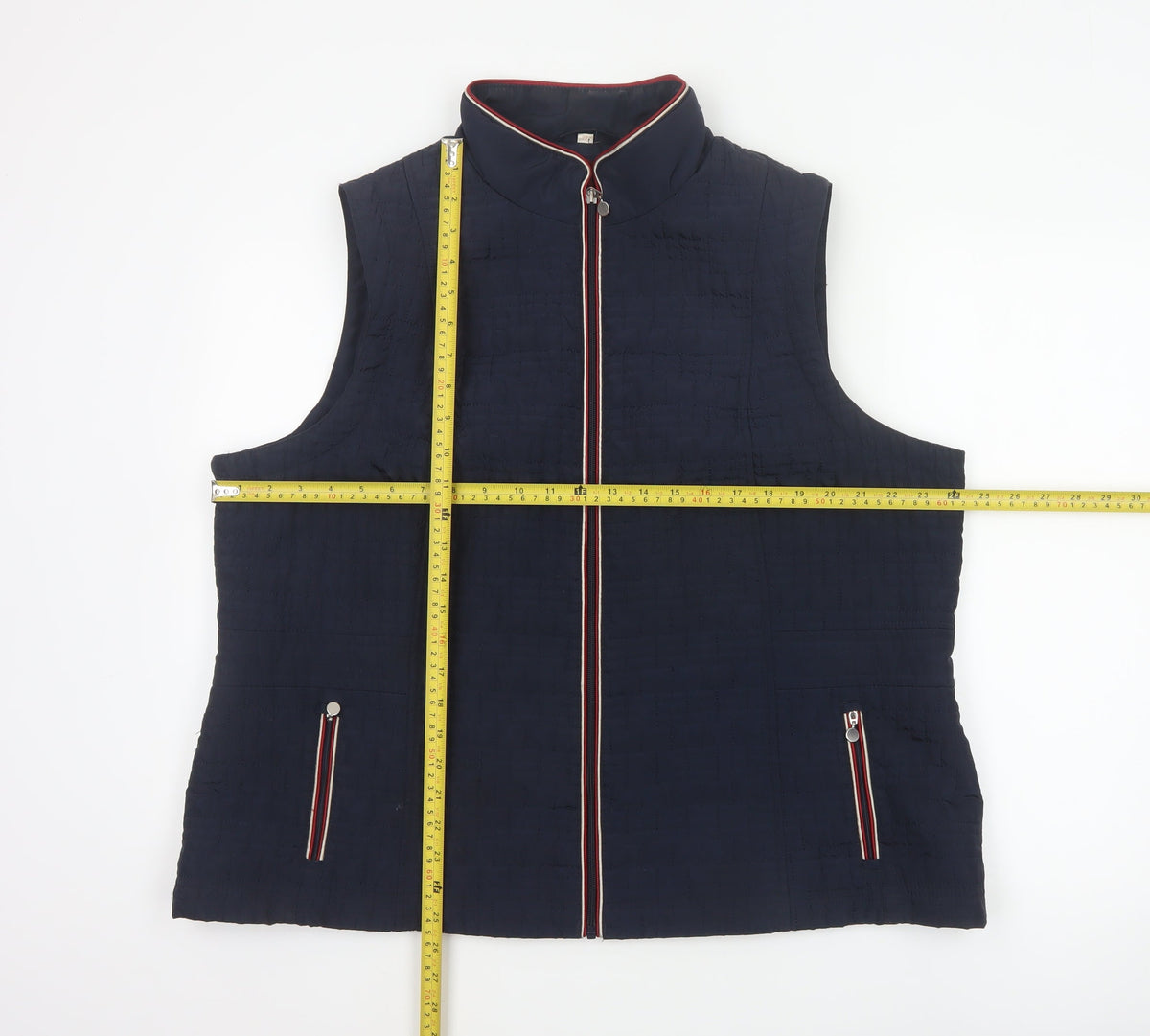 Anna Rose Women’s Blue Size 22 Padded Zip Bodywarmer Waistcoat