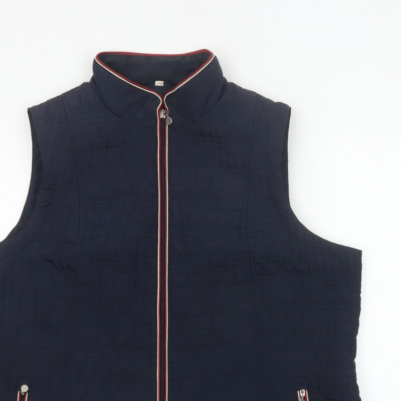 Anna Rose Women’s Blue Size 22 Padded Zip Bodywarmer Waistcoat