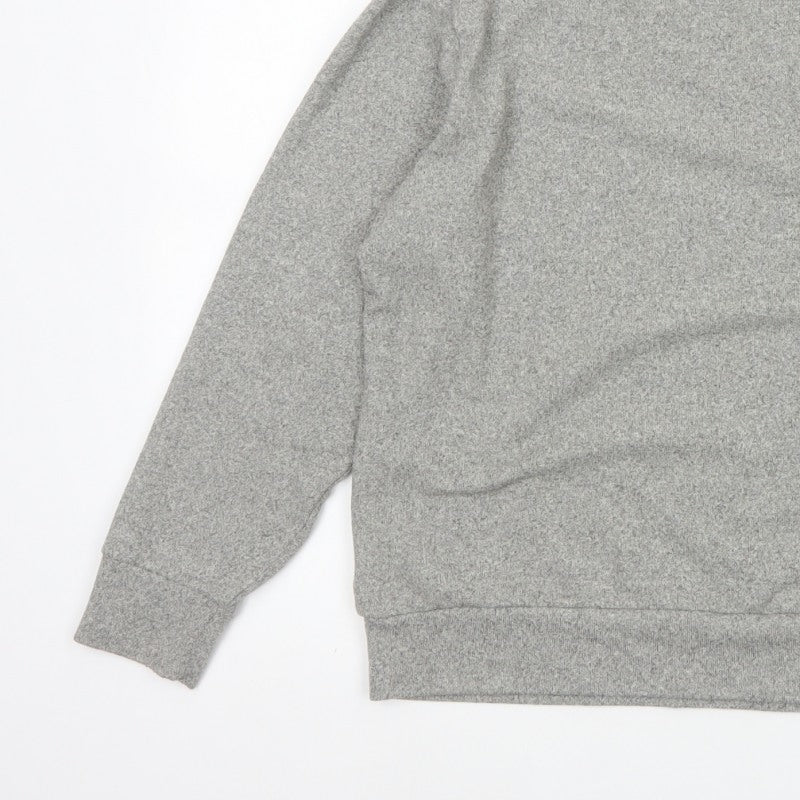 Uniqlo Women Grey M Pullover Crew Neck Long Sleeve Sweatshirt