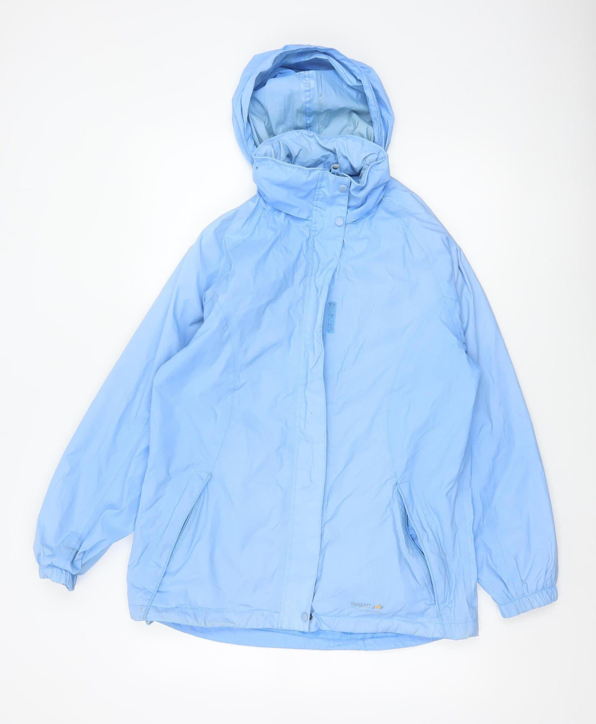 Regatta Women Blue Size 10 Isolite Waterproof Hooded Rain Jacket