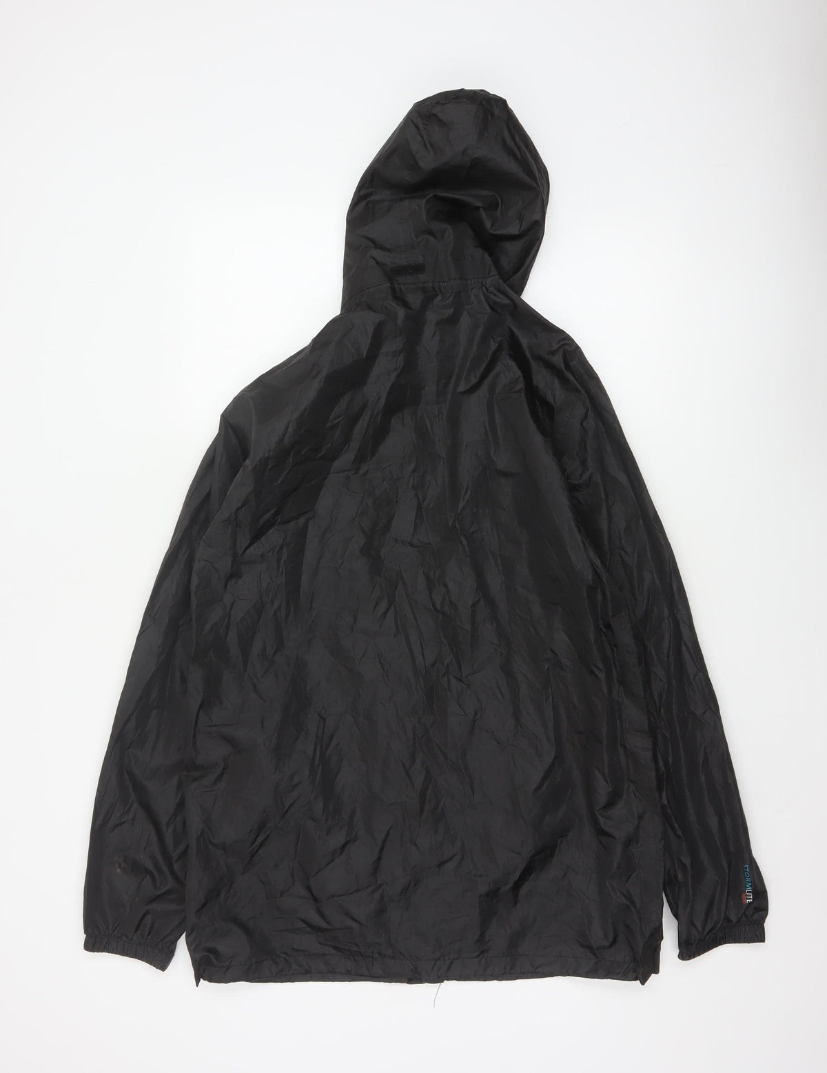 Gelert Men's Black M Packaway Waterproof Hooded Rain Jacket